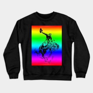 Western Era - Cowboy on Horseback 6 Crewneck Sweatshirt